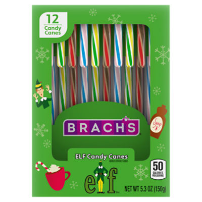 Brach's Elf Candy Canes, 12 count, 5.3 oz