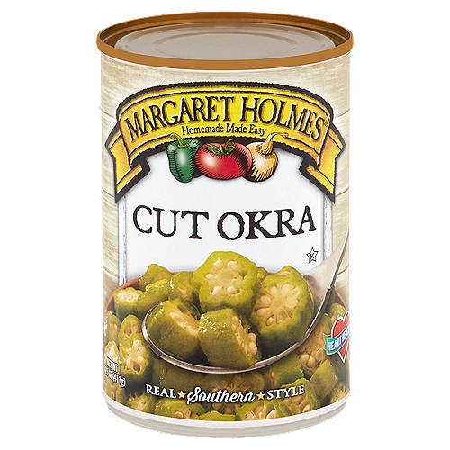 Margaret Holmes Real Southern Style Cut Okra, 14.5 oz