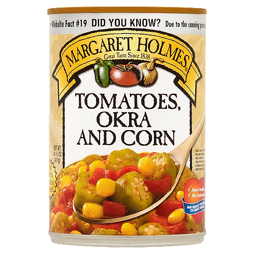 Margaret Holmes Tomatoes, Okra and Corn, 14 1/2 oz
