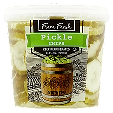 Farm Fresh Pickle Chips, 24 fl oz