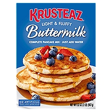 Krusteaz Light & Fluffy Buttermilk, Complete Pancake Mix, 2 Pound