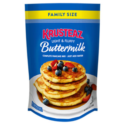 Krusteaz Buttermilk Complete Pancake Mix Family Size, 5 lb, 80 Ounce