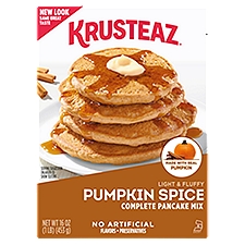 Krusteaz Light & Fluffy Pumpkin Spice Complete Pancake Mix, 16 oz