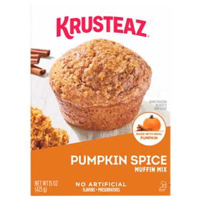 Krusteaz Pumpkin Spice Muffin Mix, 15 oz