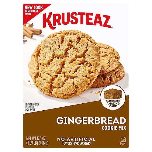 Krusteaz Gingerbread Cookie Mix, 17.5 oz