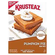 Krusteaz Pumpkin Pie, Bar Mix, 17.25 Ounce