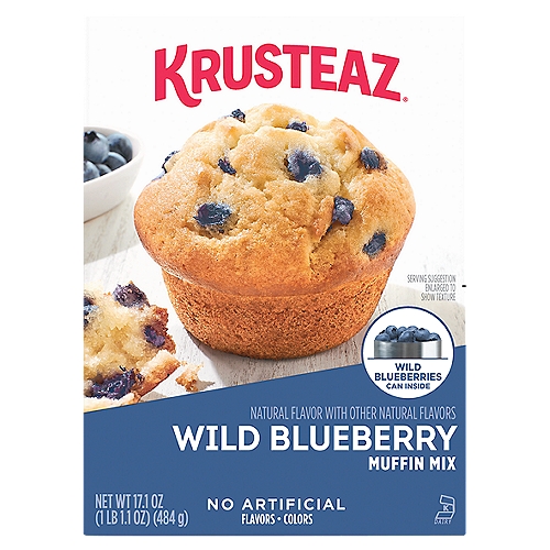 Krusteaz Wild Blueberry Muffin Mix, 17.1 oz