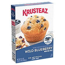 Krusteaz Muffin Mix, Wild Blueberry, 17.1 Ounce