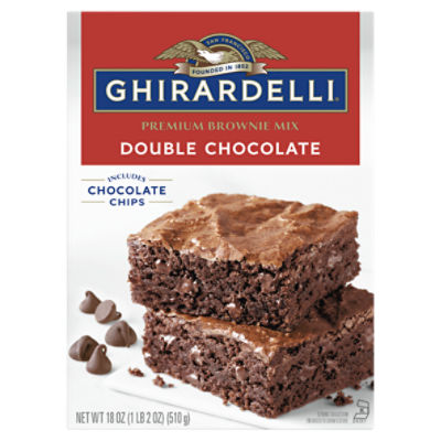 GHIRARDELLI Premium Double Chocolate Brownie Mix, 18 oz ShopRite