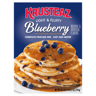 Krusteaz Blueberry Complete Pancake Mix, 25.2 oz