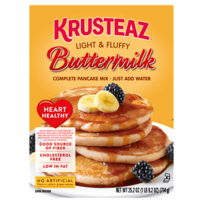 Krusteaz Buttermilk Complete Pancake Mix, 25.2 oz