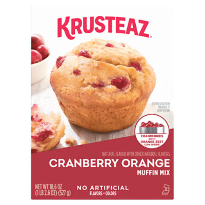 Krusteaz Cranberry Orange Muffin Mix, 18.6 oz