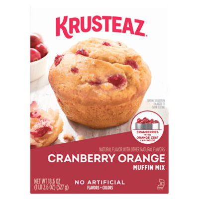 Krusteaz Cranberry Orange Muffin Mix, 18.6 oz ShopRite