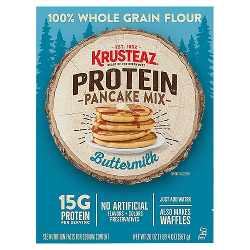 Krusteaz Protein Buttermilk Pancake Mix, 20 oz
American Culinary ChefsBest
2019 ChefsBest Excellence Award - The ChefsBest® Excellence Award is awarded to brands that surpass quality standards established by independent professional chefs.