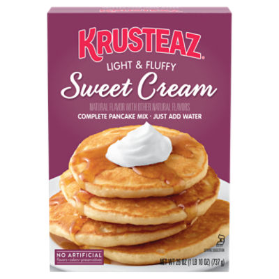 Krusteaz Sweet Cream Complete Pancake Mix, 26 oz - The Fresh Grocer