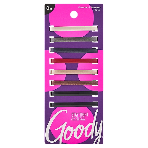 Goody Metal Gloss Stay, 8 count