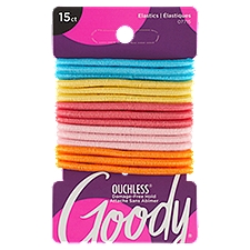 Goody Ouchless Elastics, 15 count