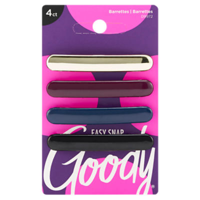 Goody Barrette Auto Dark Romance Small, 4 count