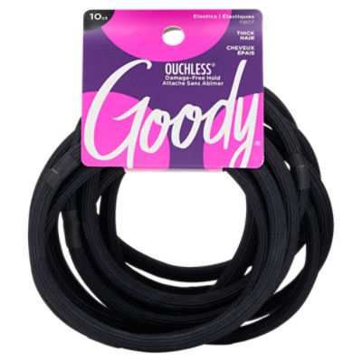 Goody Ouchless Elastics X-Long X-Thick, 10 count