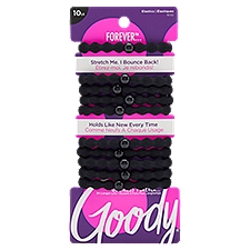 Goody Ouchless Forever Elastics, 10 count