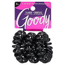 Goody XL Coils Black, 3 count