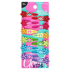 Goody Jeweled Flwr Clip, 12 count