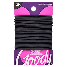 Goody Ouchless Elastics Black, 29 count