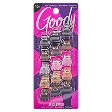 Goody Becky Claw Clips, 15 count