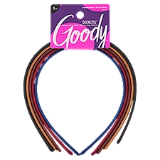 Goody Ouchless Shoestring, Headbands, 5 Each