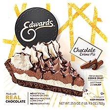 Edwards Chocolate Creme Pie - Made With Hershey's, 25.5 Ounce