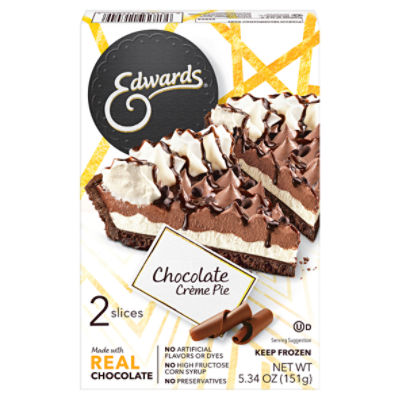 Edwards Pie Singles - Chocolate Cream w/Hershey's, 5.34 oz