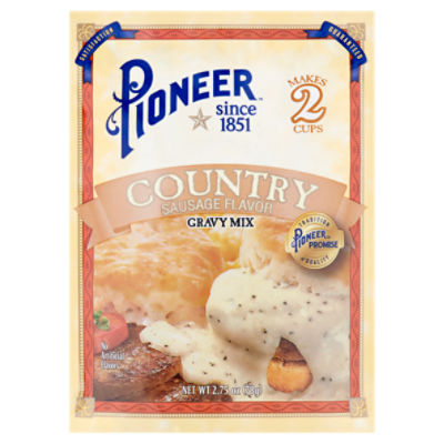 Pioneer Country Sausage Flavor Gravy Mix, 2.75 oz