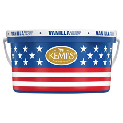 Kemps Vanilla Reduced Fat Ice Cream, 1 gal