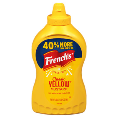 French's Classic Yellow Mustard, 20 oz, 20 Ounce
