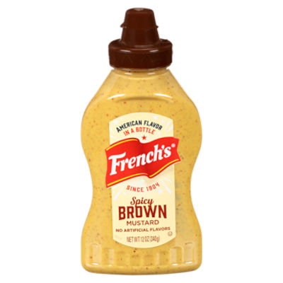 French's Spicy Brown Mustard, 12 oz, 12 Ounce