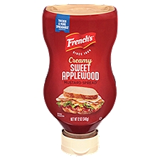French's Mustard Spread Creamy Sweet Applewood, 12 Ounce