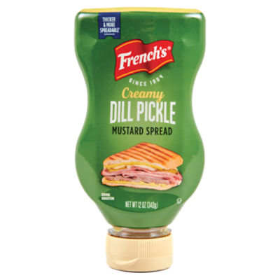 French's Creamy Dill Pickle Mustard, 12 oz, 12 Ounce