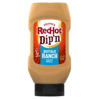 Frank's RedHot Buffalo Ranch Dip'n Sauce, 12 fl oz, 12 Fluid ounce