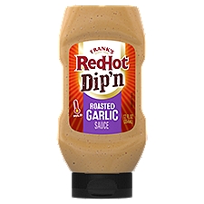 Frank's RedHot Roasted Garlic Dip'n Sauce, 12 fl oz, 12 Fluid ounce
