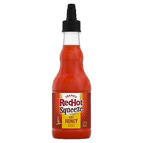 Frank's RedHot Hot Honey Squeeze Hot Sauce, 12 fl oz