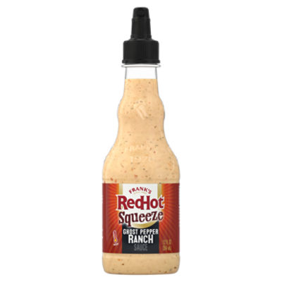Frank's RedHot Squeeze Ghost Pepper Ranch Sauce, 12 fl oz