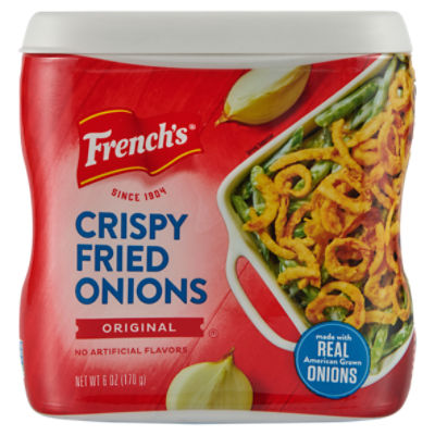 French's Original Crispy Fried Onions, 6 oz, 6 Ounce