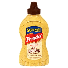 French's Spicy Brown Mustard Squeeze Bottle, 18 oz