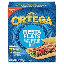 Ortega Fiesta Flats Taco Kit, 9.8 Ounce