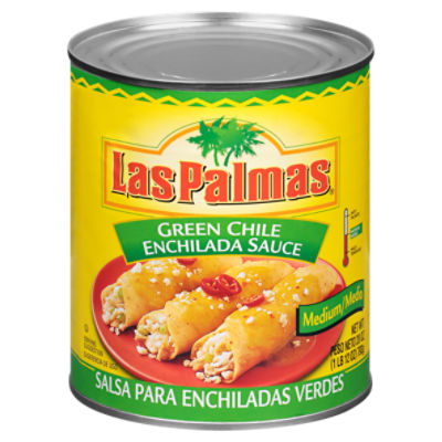 Las Palmas Medium Green Chile Enchilada Sauce, 28 oz
