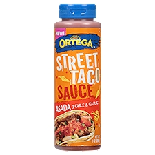 Ortega Asada 3 Chile & Garlic, Street Taco Sauce, 8 Ounce