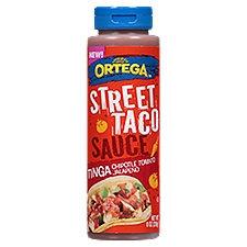 Ortega Street Taco Sauce, Tinga Chipotle Tomato Jalapeño , 8 Ounce