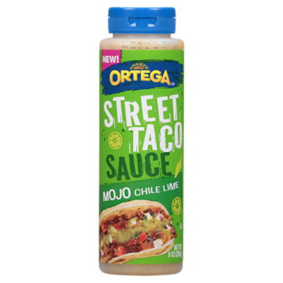 Ortega Mojo Chile Lime Street Taco Sauce, 8 oz