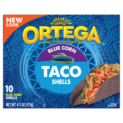 Ortega Blue Corn Taco Shells, 10 count, 4.1 oz