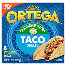 Ortega Cauliflower and Corn Taco Shells